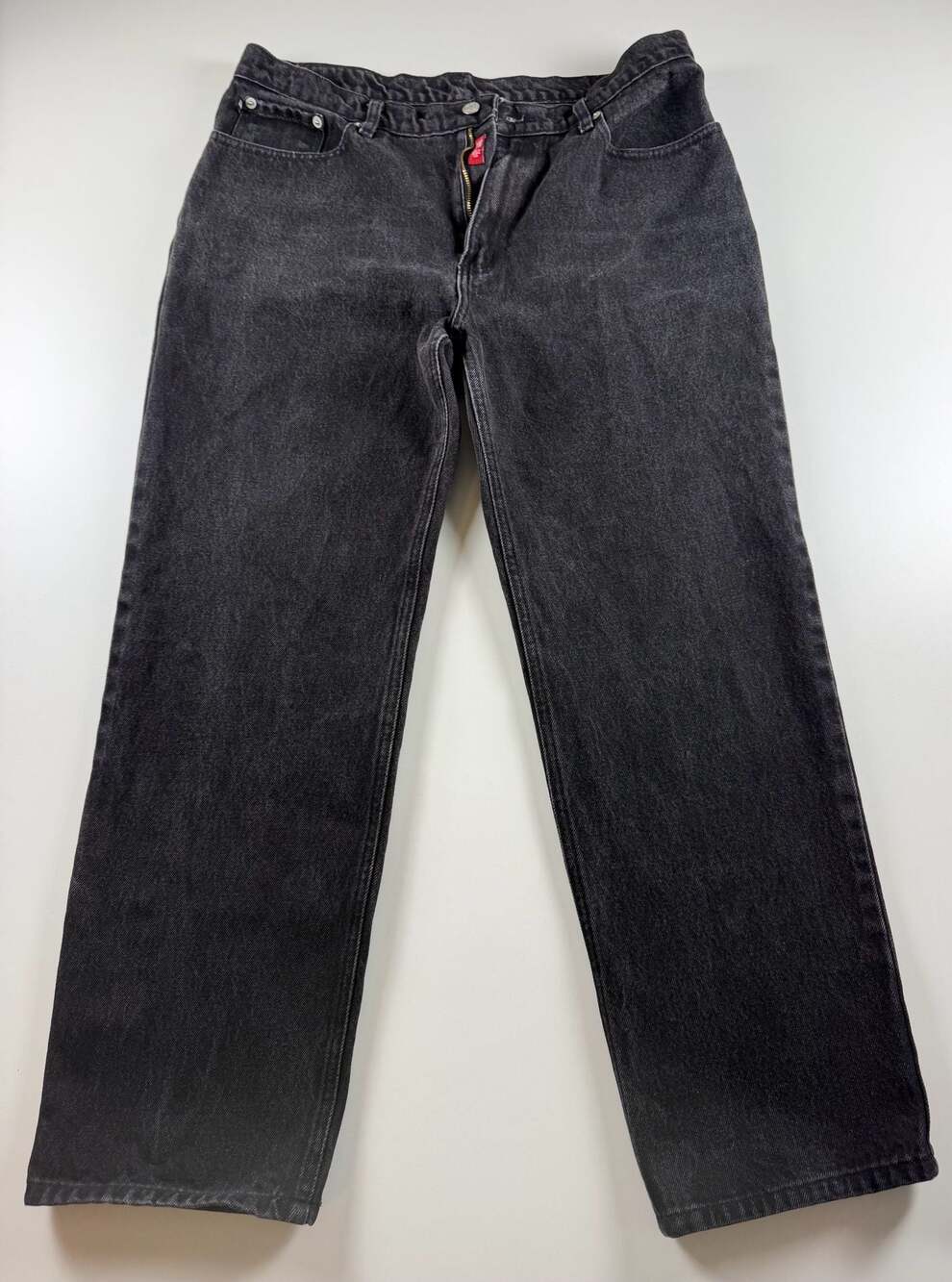 Vintage Polo Jeans Co. Ralph Lauren Black Denim Womens Size 14x29